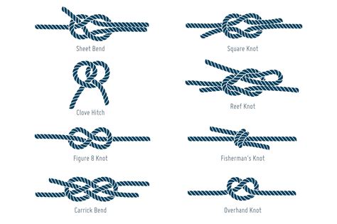 Nautical rope knots | Pre-Designed Illustrator Graphics ~ Creative Market