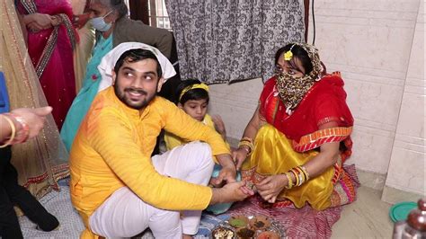 Prince weds Muskan | Haldi ceremony | Baniya traditions | Pre wedding ...