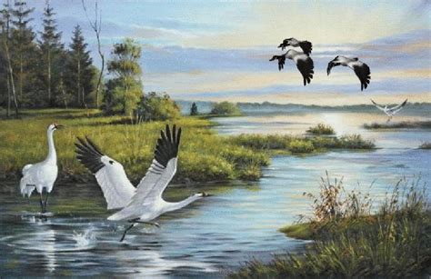 Coastal Painting, Abstract Art Painting Diy, Nature Art Painting, Nature Paintings, Birds ...