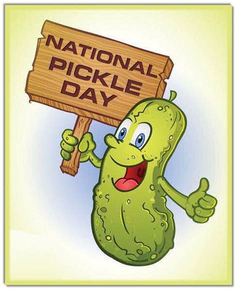 Pin by Sonya Sanders Wimberly on PICKLES | Wacky holidays, National holiday calendar, Theme days