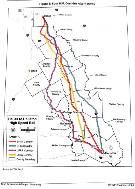 Fra Releases Environmental Impact Statement | News - Texas High Speed ...