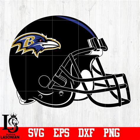 helmet Baltimore Ravens svg,eps,dxf,png file – lasoniansvg