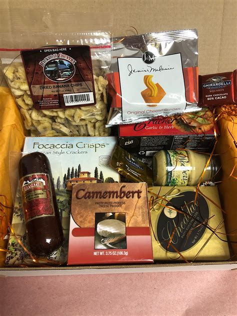 Cheese and Cracker Gourmet Gift Basket Box for All Occasions - Etsy