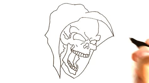 How To Draw A Evil Skull