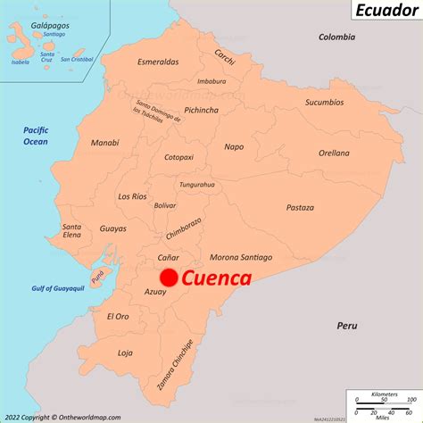 Mapa de Cuenca | Ecuador | Mapas Detallados de Santa Ana de los cuatro ...