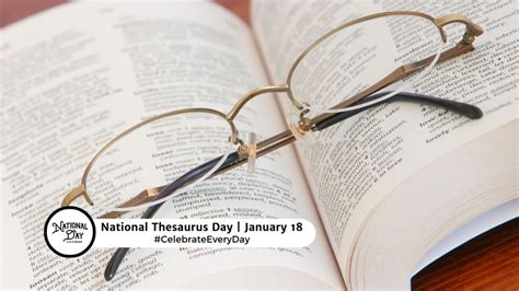 NATIONAL THESAURUS DAY - January 18 - National Day Calendar