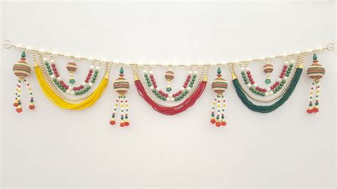 Beads Multicolor Toran, Size: 3.5 Feet at Rs 250/piece in Bhopal | ID: 21385953588