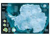 Antarctica Wall Map by National Geographic from MapSales.com - The ...