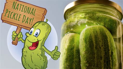 November 14 is National Pickle Day