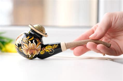 Unique Wooden Bowl for Smoking Tobacco Pipe With Lid Beige - Etsy