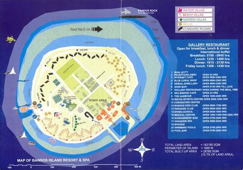 Maldives Resort Map (Enlarged)