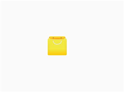 a yellow bag with a smiley face on it