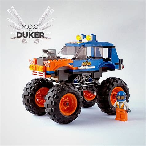 LEGO MOC HOTROD Monster Truck by Duker | Rebrickable - Build with LEGO