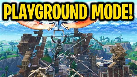 NEW WEAPONS & PLAYGROUND MODE!! (Dakotaz, NoahJ456, HighDistortion New Fortnite Playground ...