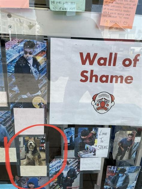 the wall of shame