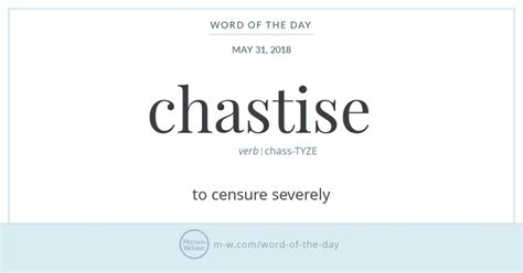 Word of the Day: Chastise | Curious.com