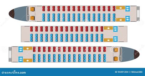 Intercity Train Seat Map