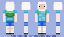 Finn the Human Minecraft Skin