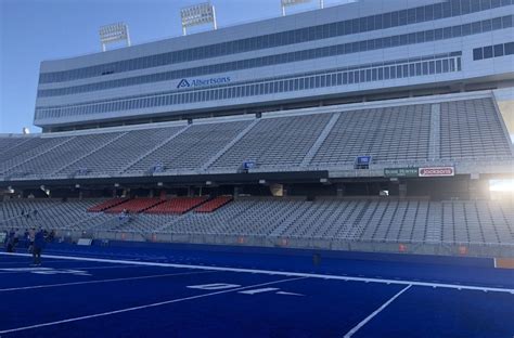 Visiting Boise State football field's blue turf - Dear Boise, Idaho