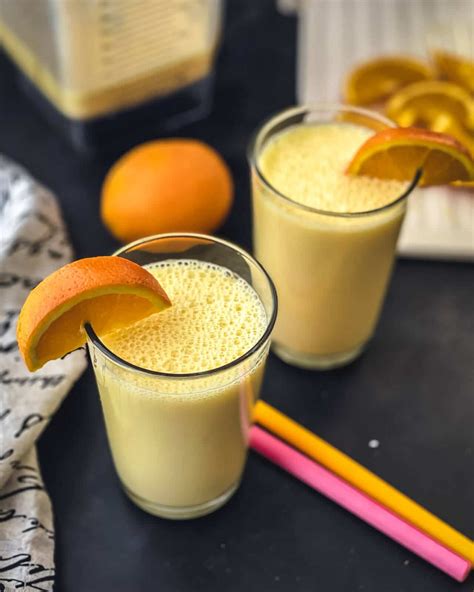 Refreshing Orange Smoothie (Orange Julius) - Simmer to Slimmer