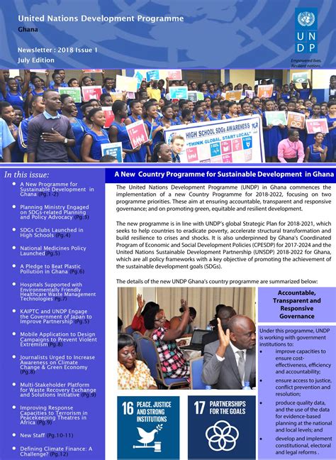 UNDP Ghana Newsletter-July 2018 | United Nations Development Programme