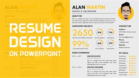 Free Powerpoint Resume Templates