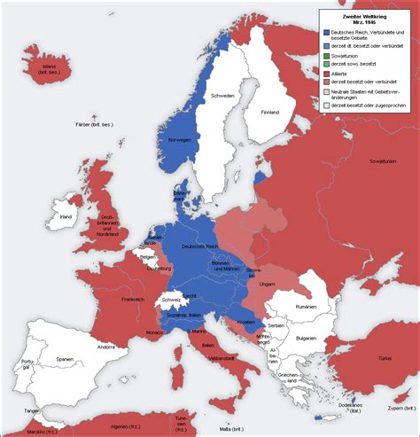 Image - Europe-Mrz-1945-de.png | Wiki Atlas of World History Wiki ...