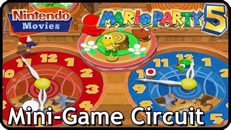 Mario Party 5 - Mini-Game Circuit (4 Players, Mario vs Yoshi vs Toad vs ...