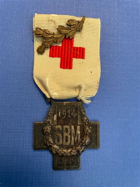 France WW1 Red Cross Medal With GOLD Palms SBM 1914-18 | eBay