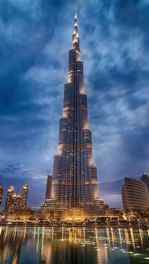 Download Burj Khalifa In Dubai City Wallpaper | Wallpapers.com