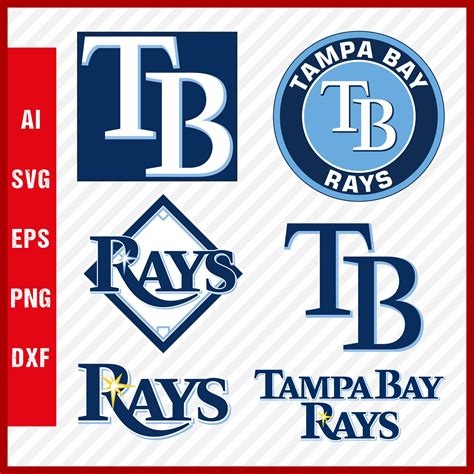 Tampa Bay Rays Logo Svg, TB Rays Svg Cut Files, Layered Svg - Inspire ...