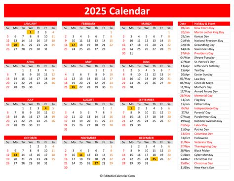 2025 Lunar Calendar With Holidays 2025 Printable - Cinda Delinda