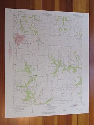 Holden Missouri 1955 Original Vintage USGS Topo Map: (1955) Map | RareMapsandBooks