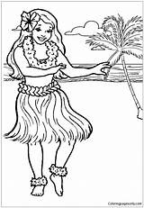 Coloring Page Girl At Beach  Pages For Kids sketch template