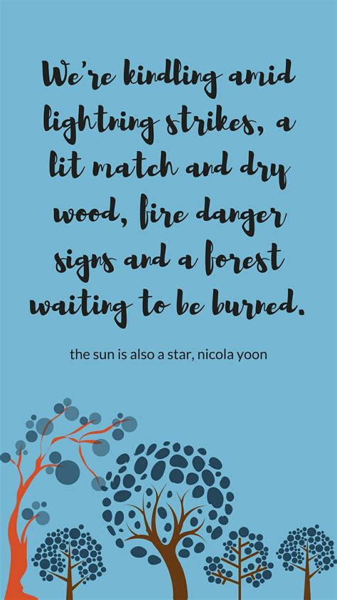 the sun is also a star, nicola yoon | Book quotes, Love life quotes ...