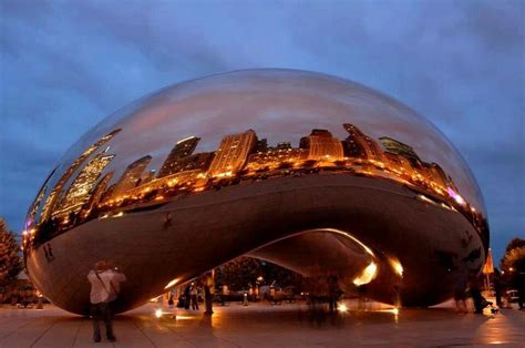 The "Jelly Bean" in Grant Park,Chicago | Chicago travel, Chicago ...