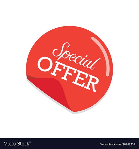 Special offer sticker Royalty Free Vector Image