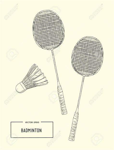 Badminton Drawing at GetDrawings | Free download