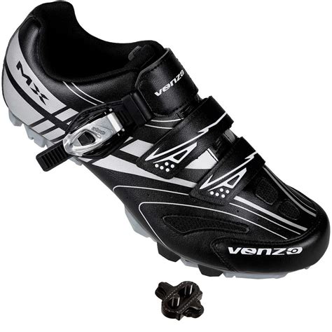 Mountain Bike MTB Bicycle Cycling Shimano SPD Shoes + SPD Single Release Cleats - Walmart.com ...