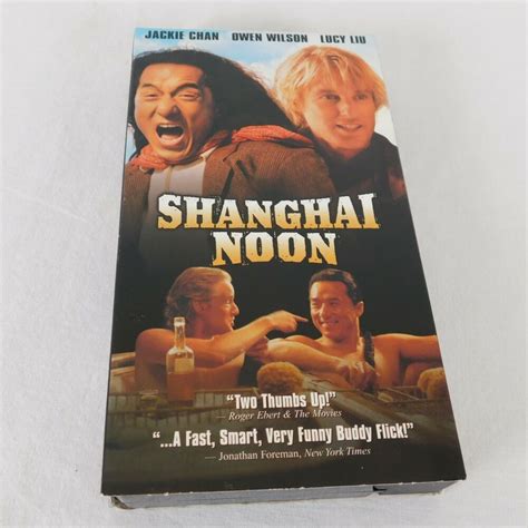 Shanghai Noon VHS 2000 Jackie Chan Owen Wilson Lucy Liu Western Comedy ...