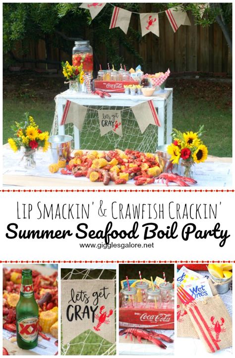 Summer Seafood Boil Party - Giggles Galore