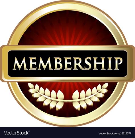 Membership icon Royalty Free Vector Image - VectorStock