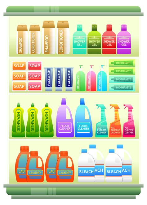 Download Supermarket Shelf, Products, Shampoo. Royalty-Free Stock Illustration Image - Pixabay