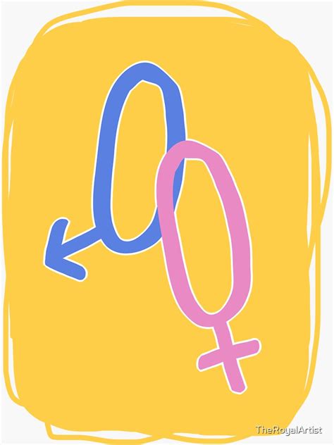 "Gender Roles Signs" Sticker by TheRoyalArtist | Redbubble