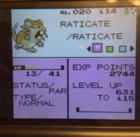 Shiny Raticate : r/pokemoncrystal