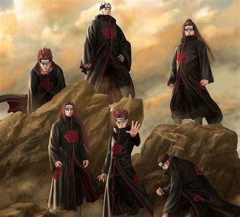 HD wallpaper: Six Paths of Pain, anime, akatsuki, naruto-shippuuden ...