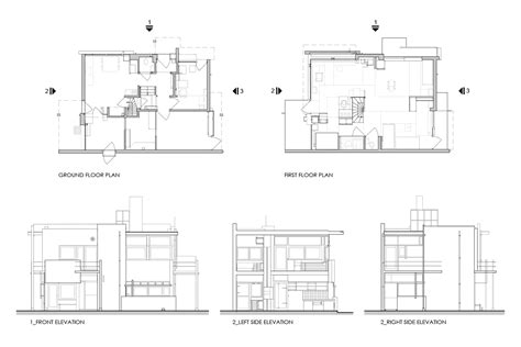 Gerrit Rietveld Schroder House Plan