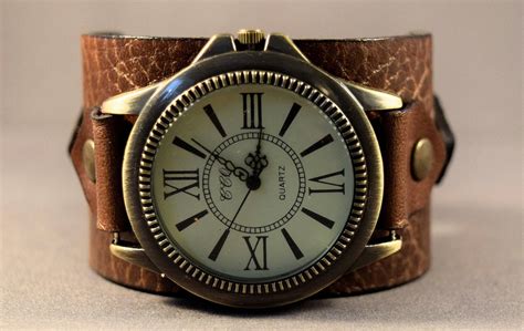 Leather Watch-Brown Watch-Mens Watch-Women