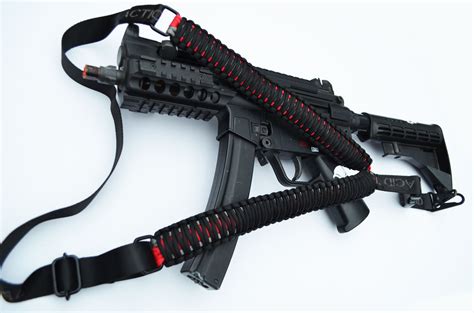 BLACK WIDOW - Single Point Tactical Paracord Rifle Gun Sling Acid Tactical®