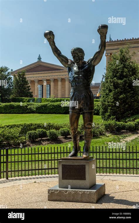 Rocky Balboa Statue. Philadelphia, USA Stock Photo - Alamy